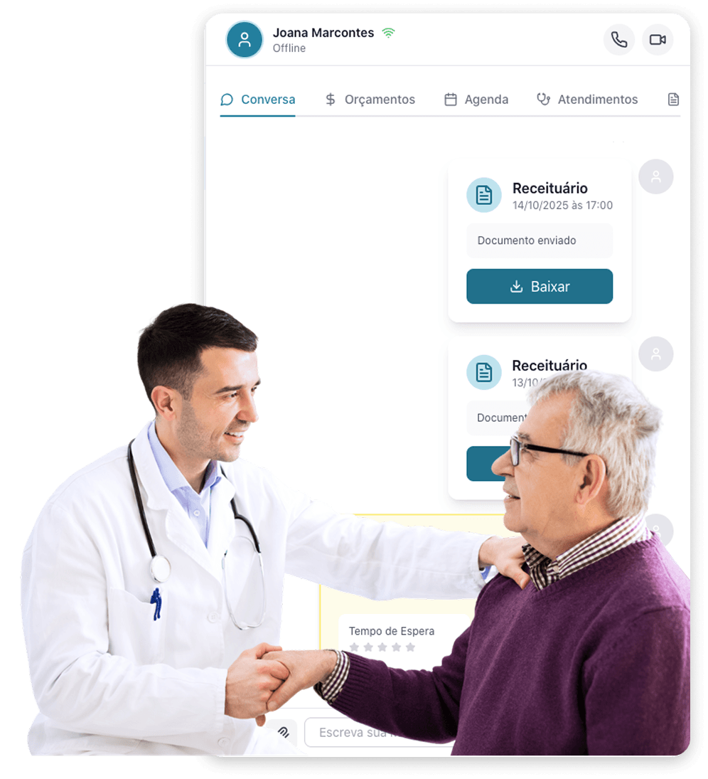 Médico com Paciente